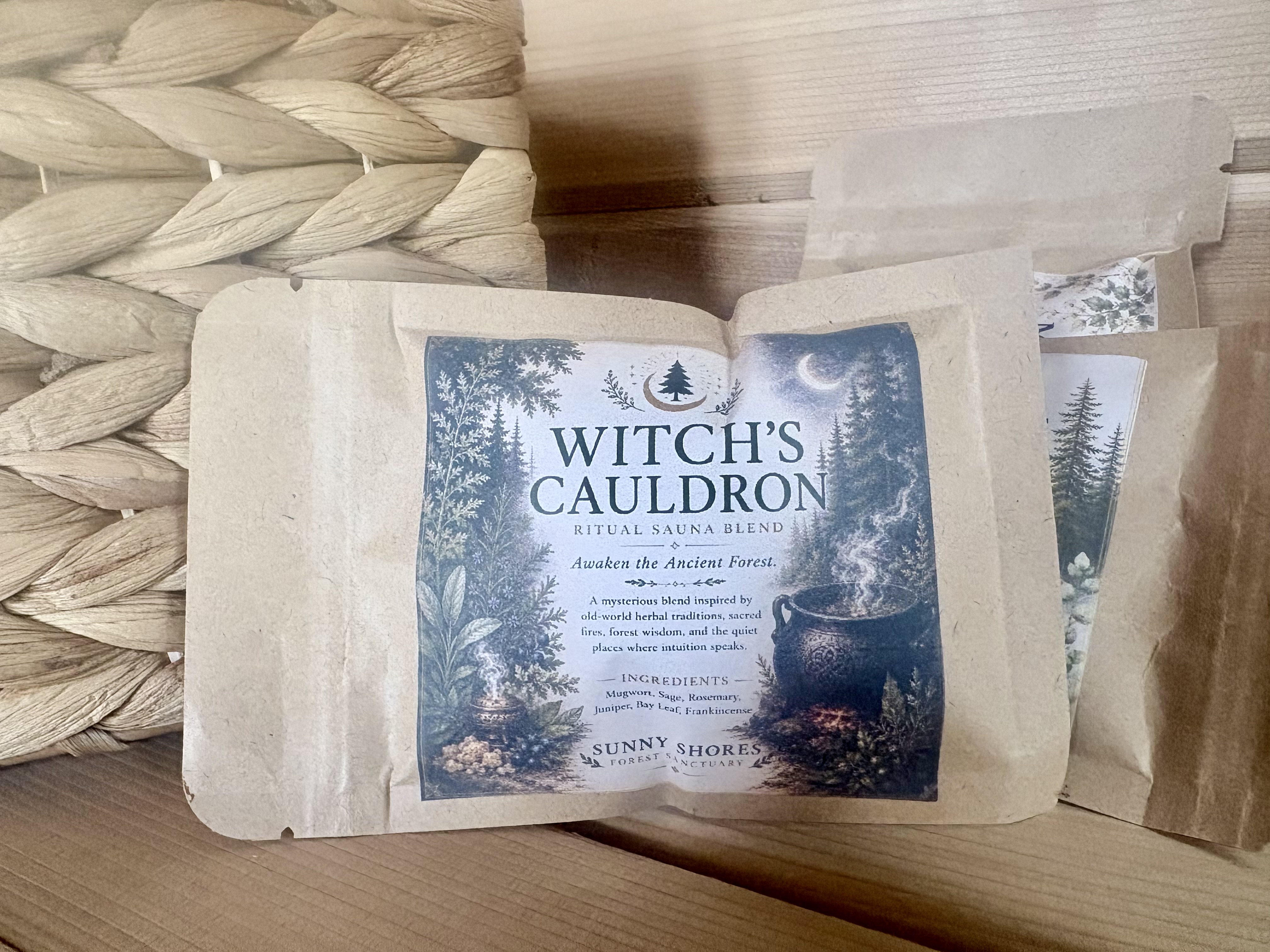 Witch's Cauldron ritual sauna blend